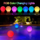 Solar LED RGB Solid Bulb Chlorine Floater
