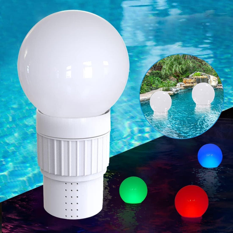 Solar LED RGB Solid Bulb Chlorine Floater