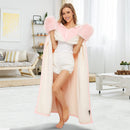 Animal Fluffy Fleece Unisex Hooded Blankets - Pink Squirrel