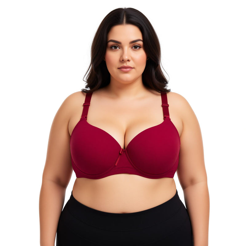 Pack of 6 Colour Wired Standard Bra's - 8281D