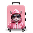 Printed Luggage Protector Cover - Street Cat - Urban Style