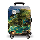 Printed Luggage Protector Cover - World Connection