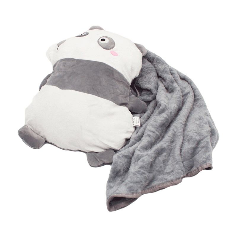 Cuddly Plush Toy Bear with Fleece Blanket