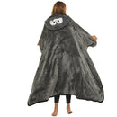 Animal Fluffy Fleece Unisex Hooded Blankets - Penguin