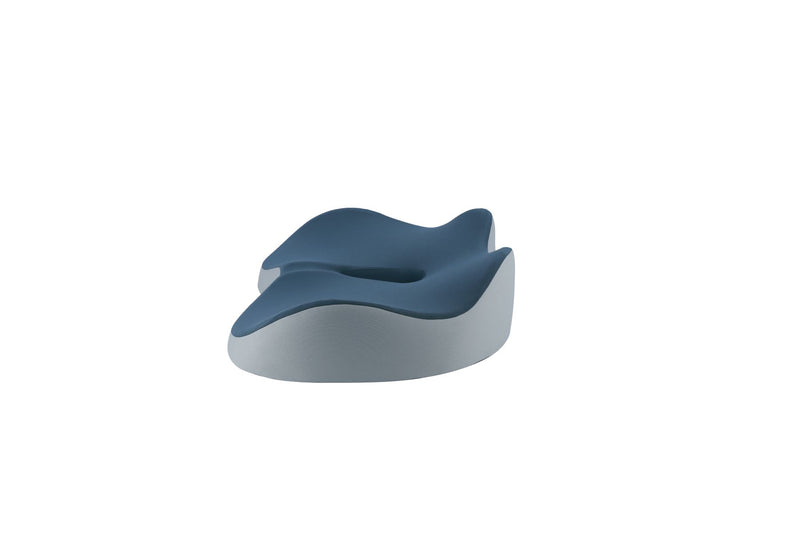 Contoured XL Memory Foam Office Chair Sitting Cushion - Blue