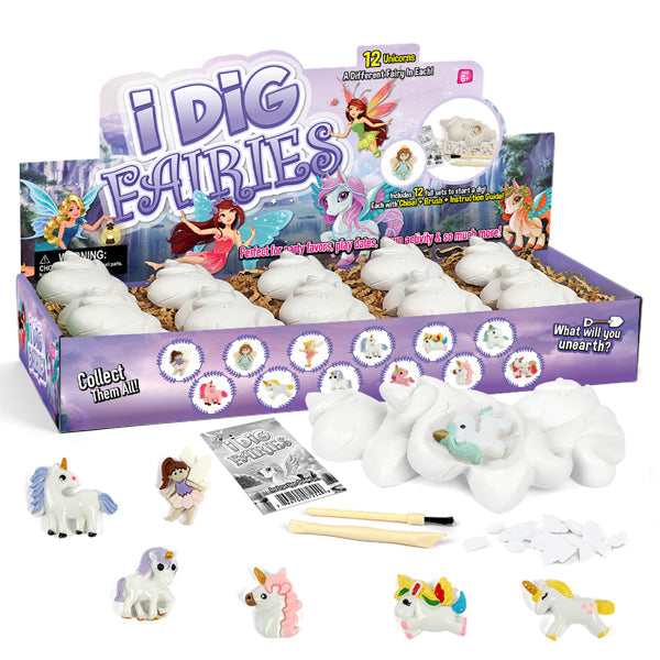 12Pc Junior Dig Kit - Fairies digging kits Iconix 