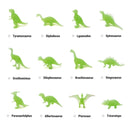 12Pc Junior Glow In the Dark Dig Kit - Green Dino Eggs Digging Kits Iconix 