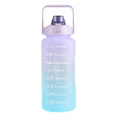2.2 L Motivational Time Marker Water Bottle – Purple and Teal running accessories Iconix 
