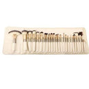 24 Piece Champagne Gold Makeup Brushes Set Iconix 