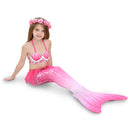 3 Piece Kids Pink Princess Mermaid Bikini | GB39 mermaid swimsuits Iconix 