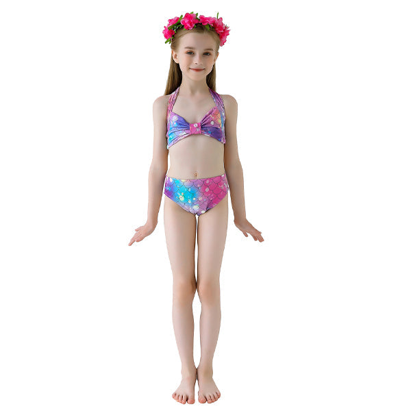 3 Piece Kids Sea Princess Mermaid Bikini | KH02 mermaid swimsuits Iconix 