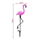 3 Piece Solar Flamingo Standing Lights Outdoor Iconix 