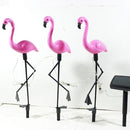 3 Piece Solar Flamingo Standing Lights Outdoor Iconix 
