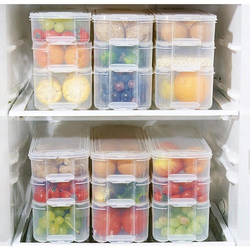 3 Tier Stackable Food Storage Containers Storage & Organization Iconix 