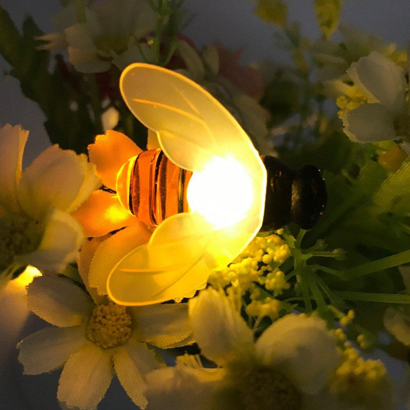 30 LED Honey Bee Solar lights Lighting Iconix 