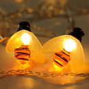 30 LED Honey Bee Solar lights Lighting Iconix 