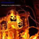 30 LED Solar String Pumpkin Lights Lighting Iconix 