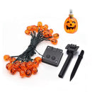30 LED Solar String Pumpkin Lights Lighting Iconix 
