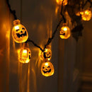 30 LED Solar String Pumpkin Lights Lighting Iconix 