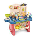 33pc Kids Pretend Supermarket Playset Pretend Play Toys Iconix 