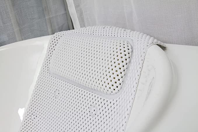 3D Mesh Anti-Slip Bathmat with Neck Support Bedroom Decor Iconix 