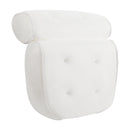 4D Mesh Bath Pillow with 6 Suction Cups – White Bedroom Decor Iconix 