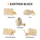 5-in-1 Junior Archaeology Dig Kit - Dino Skeleton Digging Kits Iconix 