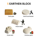 5-in-1 Junior Archaeology Dig Kit - Pirate Treasure Digging Kits Iconix 