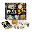 5-in-1 Junior Archaeology Dig Kit - Pirate Treasure Digging Kits Iconix 