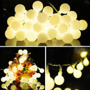 50 LED Solar String Bulbs | Warm White Lighting Iconix 