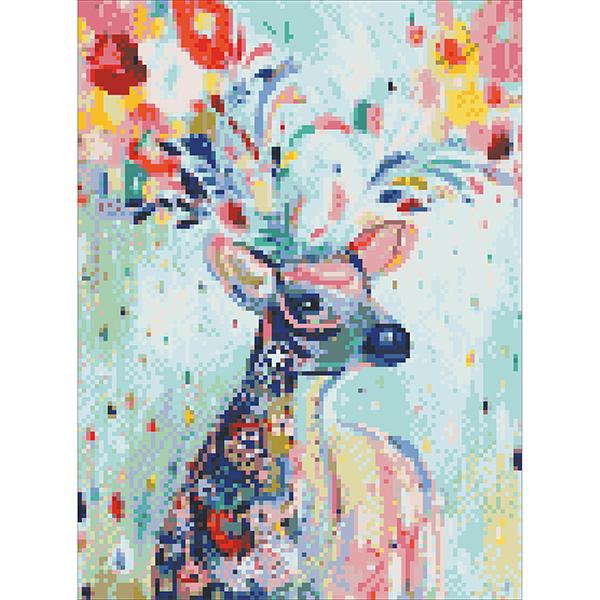 5D DIY Diamond Painting by Numbers - Deer 5D Paint by Numbers Iconix 