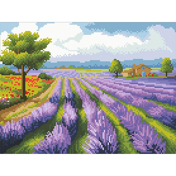 5D DIY Diamond Painting by Numbers - Lavender Fields 5D Paint by Numbers Iconix 