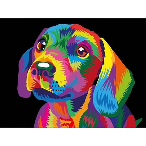 5D DIY Diamond Painting by Numbers - Perfect Puppydog 5D Paint by Numbers Iconix 