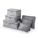 6-Piece Luggage Organiser Set Luggage Organisers Iconix 