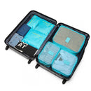 6 Pieces Travel Luggage Organiser Set Storage & Organization Iconix 