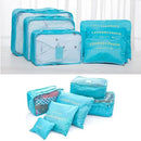 6 Pieces Travel Luggage Organiser Set Storage & Organization Iconix 