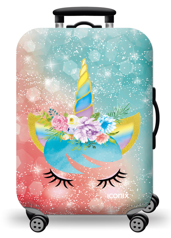 Printed Luggage Protector - Unicorn Dreaming