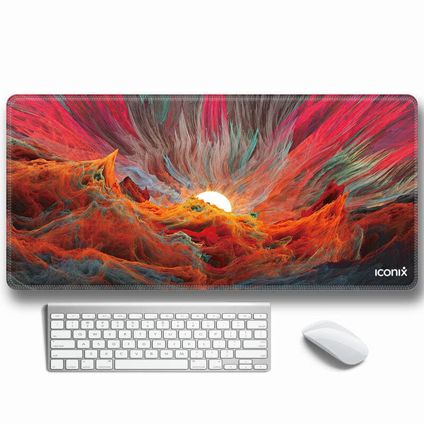 A Burst of Light Full Desk Coverage Gaming and Office Mouse Pad Mouse Pads Iconix 