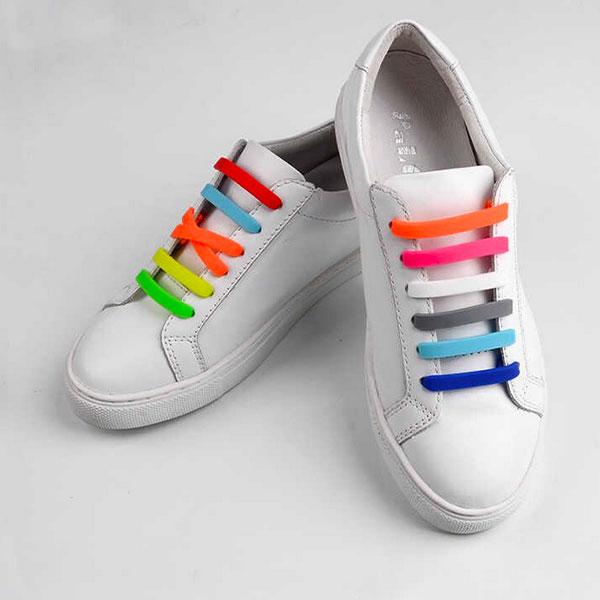 A Pair of Elastic Silicone Shoes Lace Outdoor Iconix 