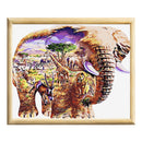 Adult Paint by Numbers with Frame - African Giant Paint By Numbers With Frame Iconix 