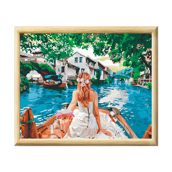 Adult Paint by Numbers with Frame - Come Sail Away Paint By Numbers With Frame Iconix 