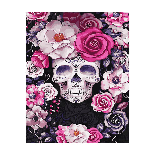 Adult Paint by Numbers with Frame - Día de los Muertos Paint By Numbers With Frame Iconix 