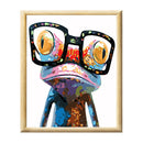 Adult Paint by Numbers with Frame - Funky Frog Paint By Numbers With Frame Iconix 