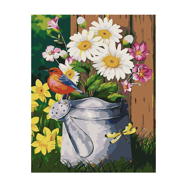 Adult Paint by Numbers with Frame - Garden Goodness Paint By Numbers With Frame Iconix 