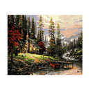 Adult Paint by Numbers with Frame - Haven in the Woods Paint By Numbers With Frame Iconix 