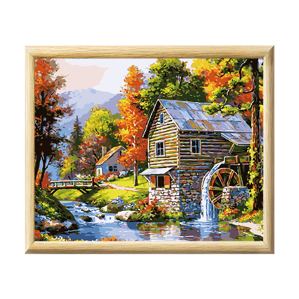 Adult Paint by Numbers with Frame - Homely Haven Paint By Numbers With Frame Iconix 