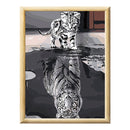 Adult Paint by Numbers with Frame - Inspirational Tiger Paint By Numbers With Frame Iconix 