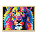 Adult Paint by Numbers with Frame - Lion Paint By Numbers With Frame Iconix 