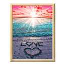 Adult Paint by Numbers with Frame - Love on the Ocean Paint By Numbers With Frame Iconix 