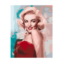 Adult Paint by Numbers with Frame - Magnificent Monroe Paint By Numbers With Frame Iconix 